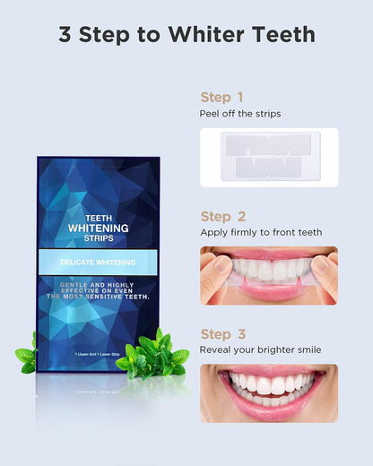 Teeth Whitening Strips, Pack of 28 Strips (14 Treatments)