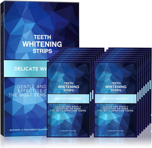 Teeth Whitening Strips, Pack of 28 Strips (14 Treatments)